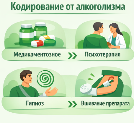 кодирование от алкоголизма в Луганске Санати